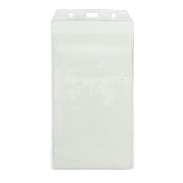 Credential Vinyl Badge Holder With Slot Thumbnail